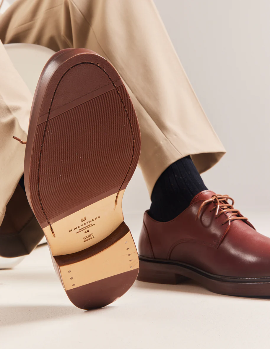 Derbies Edgar - Cuir cognac