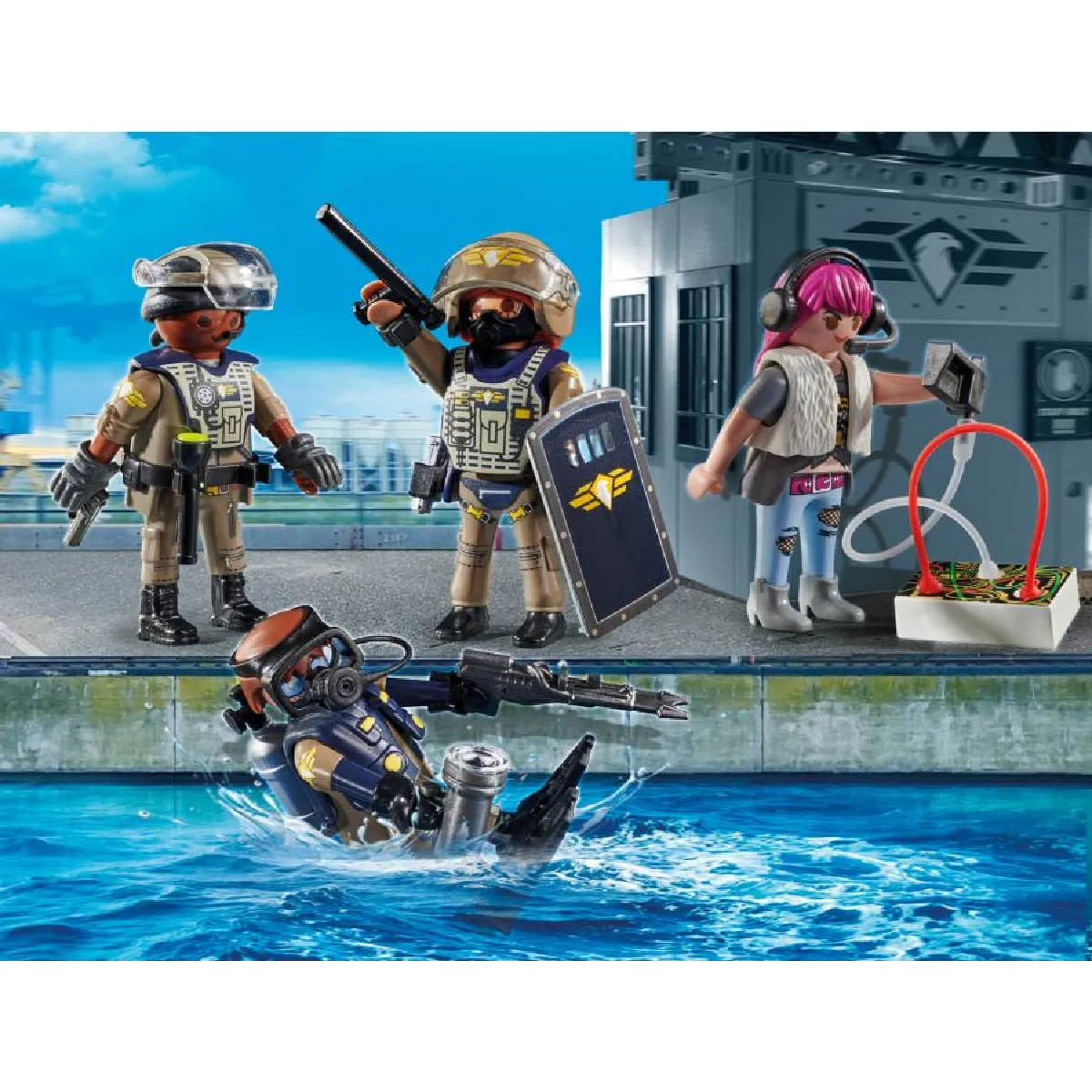 Playmobil® Playmobil 71146 Équipe forces spéciales avec bandit