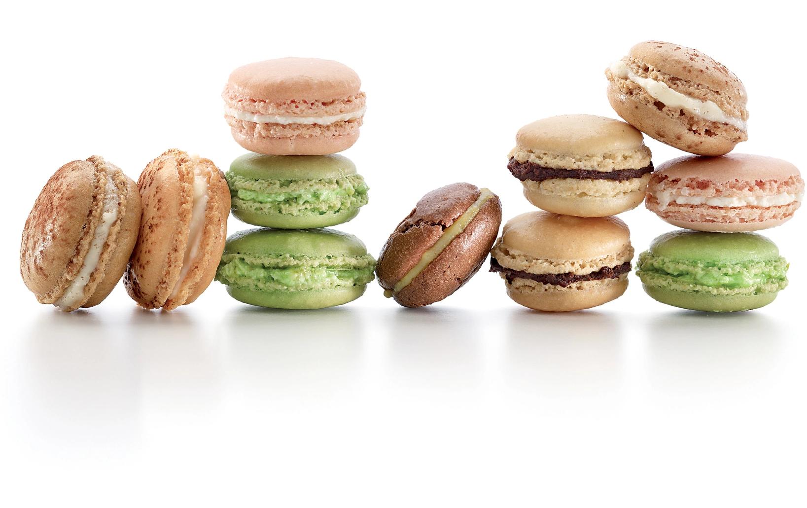 Macaron-Backmatte Silikon, BraunMacaron-Backunterlage