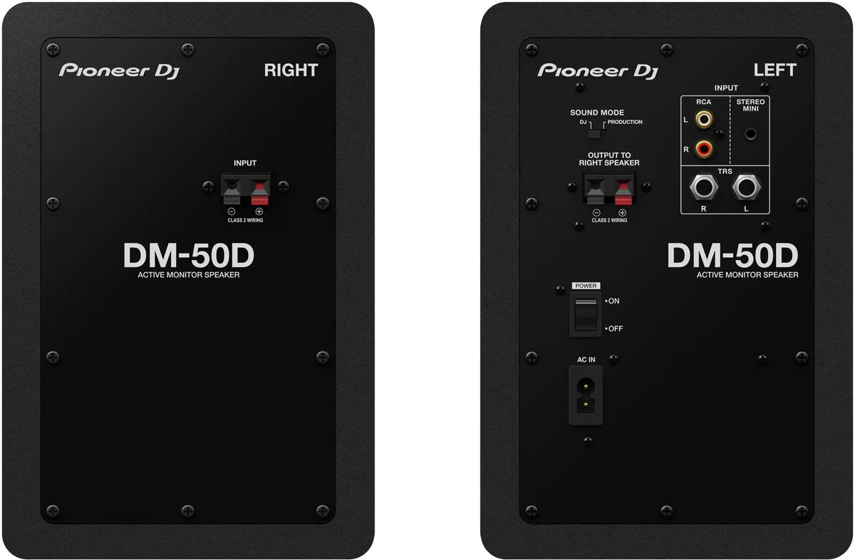 Pioneer DM-50D Noir (la paire) Enceintes de monitoring