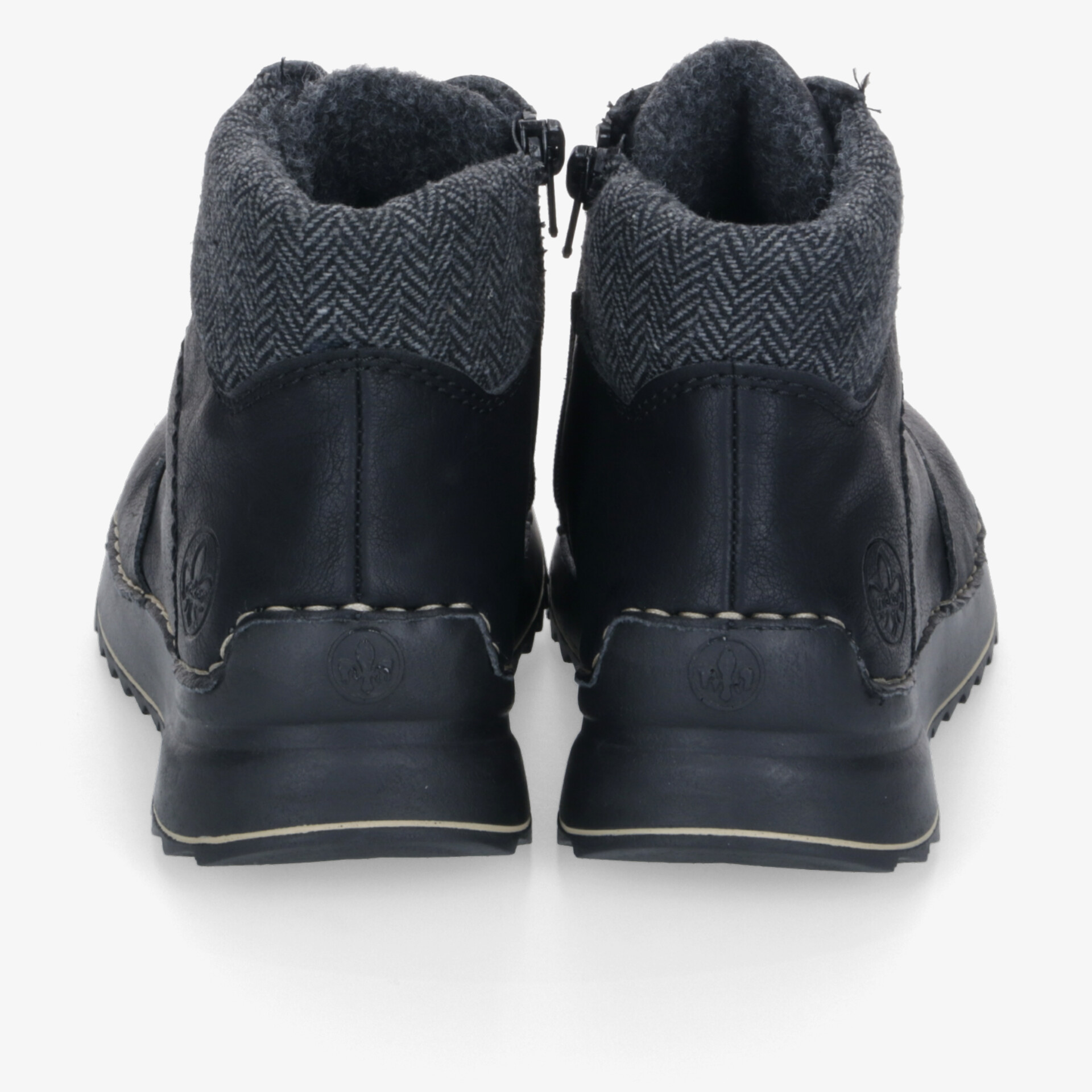 rieker Damen Stiefeletten schwarz