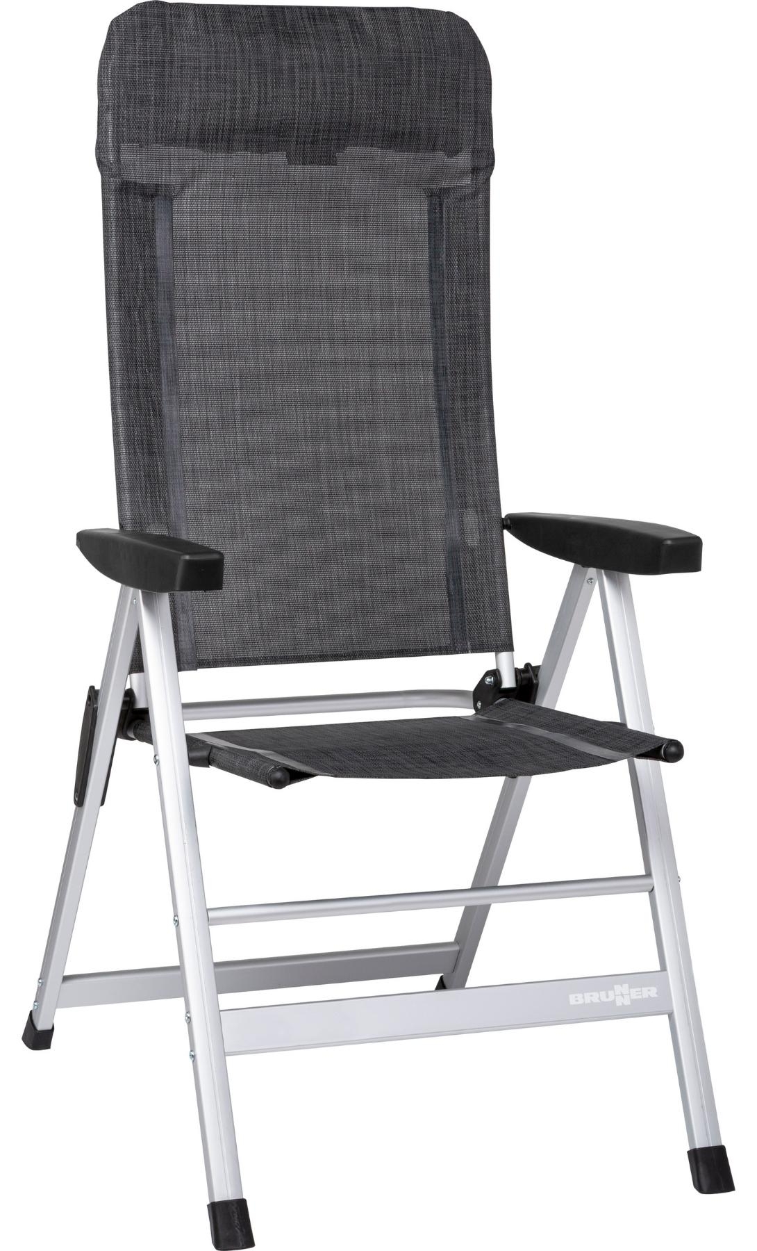 Brunner Skye Klapp-Vierbein-Stuhl mit verstellbarer Rückenlehne Grau