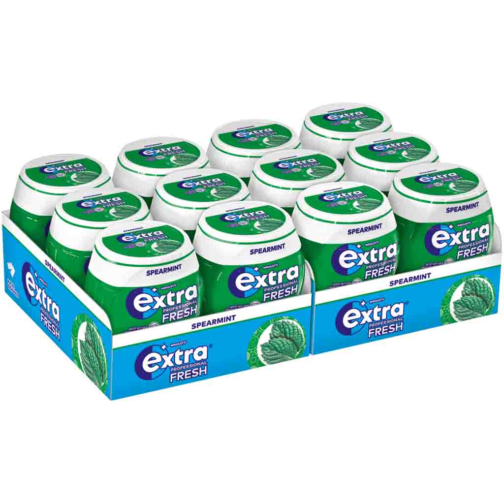 Wrigleys Extra Professional Fresh Spearmint 12x50er Dose MHD:15.12.25