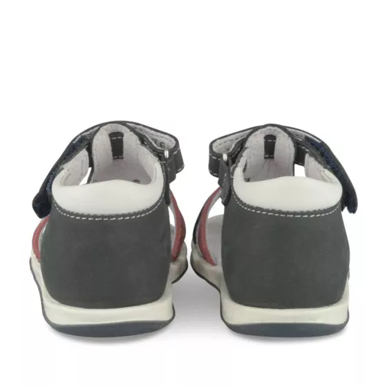 Sandales BLEU FREEMOUSS BOY CUIR