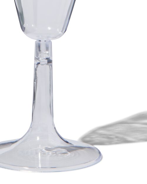 4 verres à champagne réutilisables