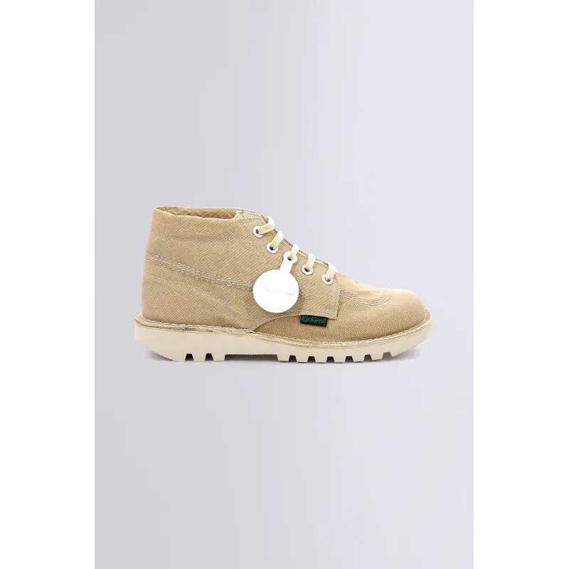 KICK HI BEIGE CLAIR BOTTINES Textile Homme