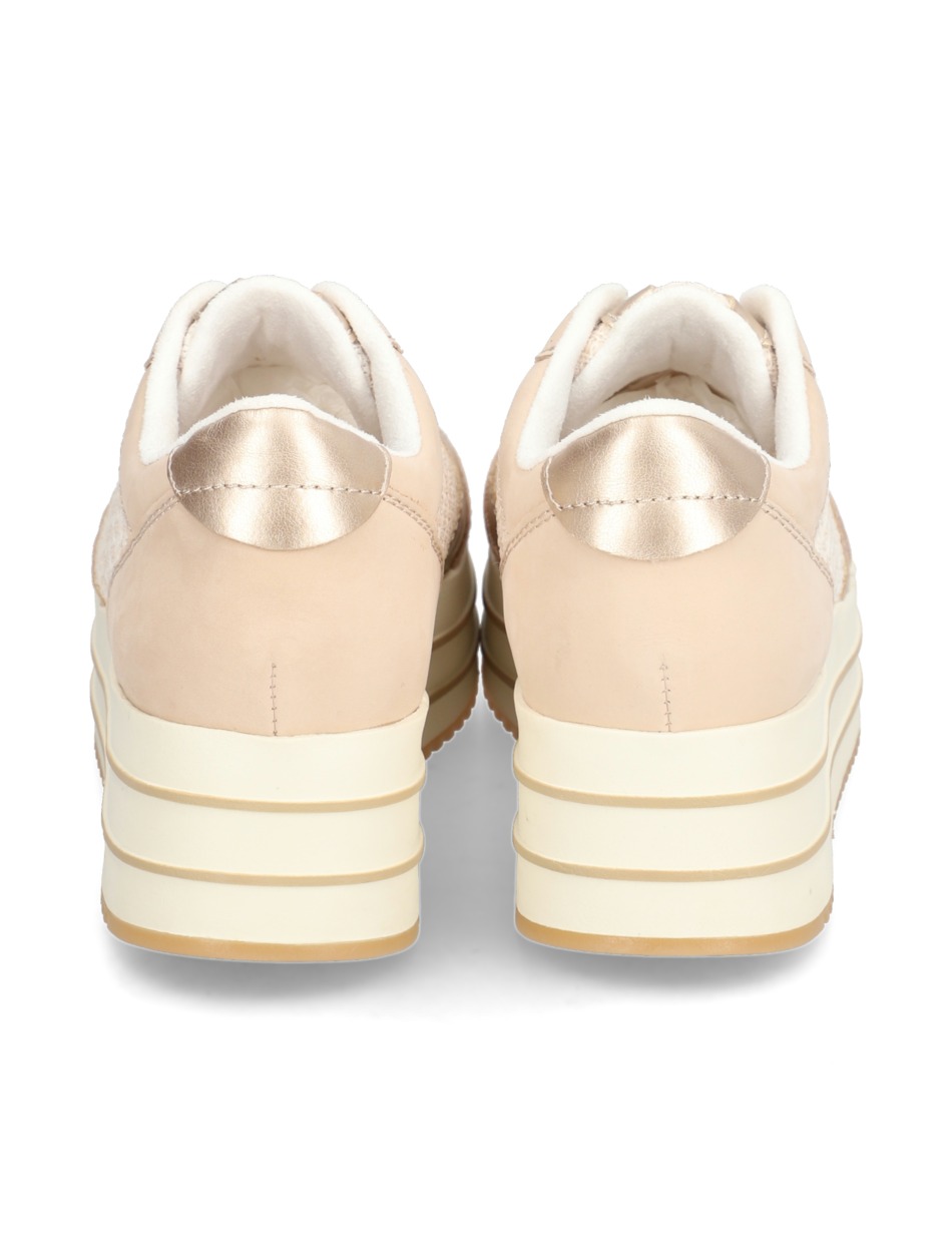 Lederkombination Sneaker