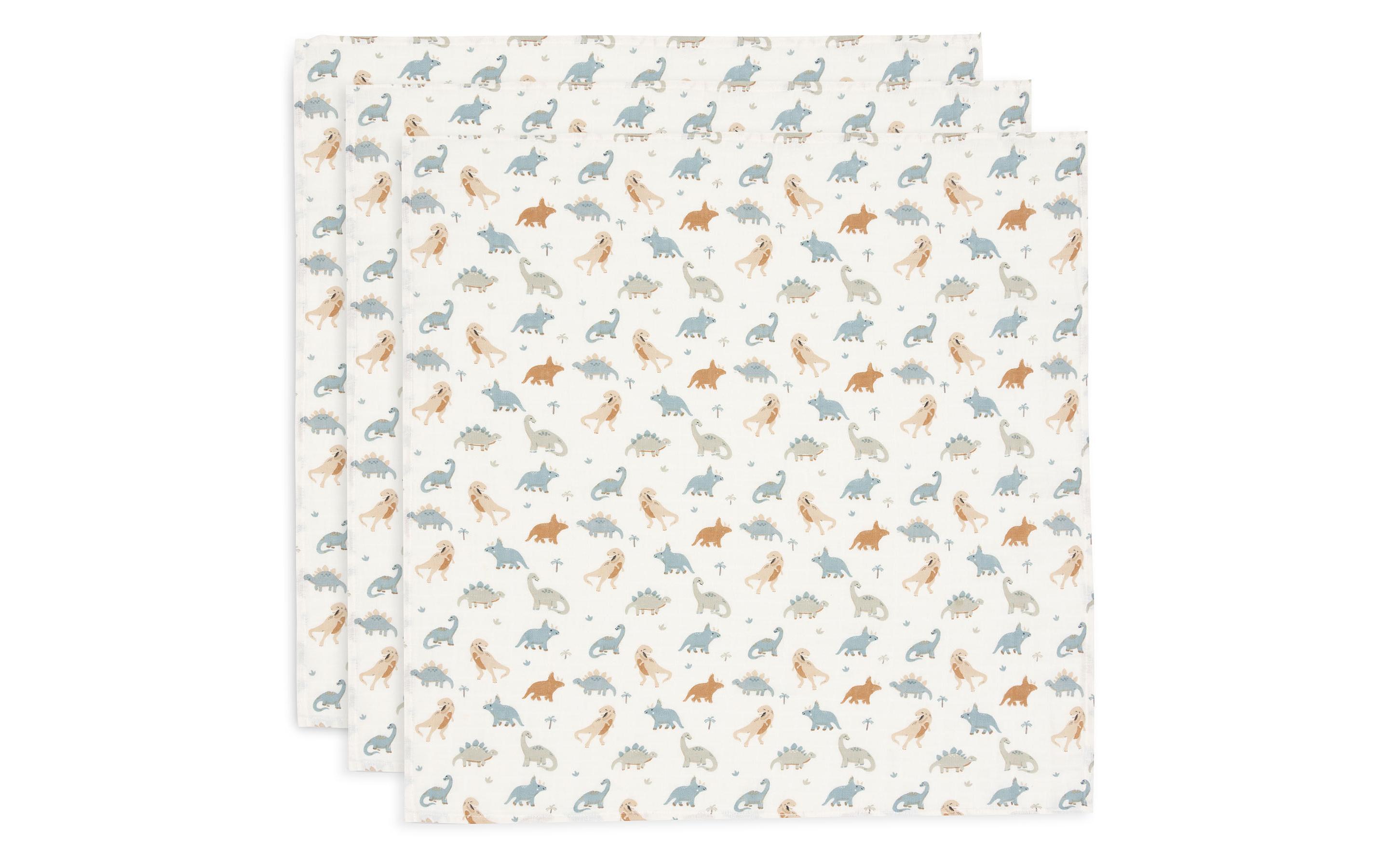 Mulltuch Nuscheli 3er Set Roarsome 70 cm x 70 cmMultifunktionale Spucktücher