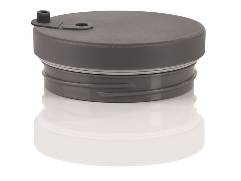 GOURMETmaxx Thermobecher 1200 ml, Grau Isolierbecher mit Griff