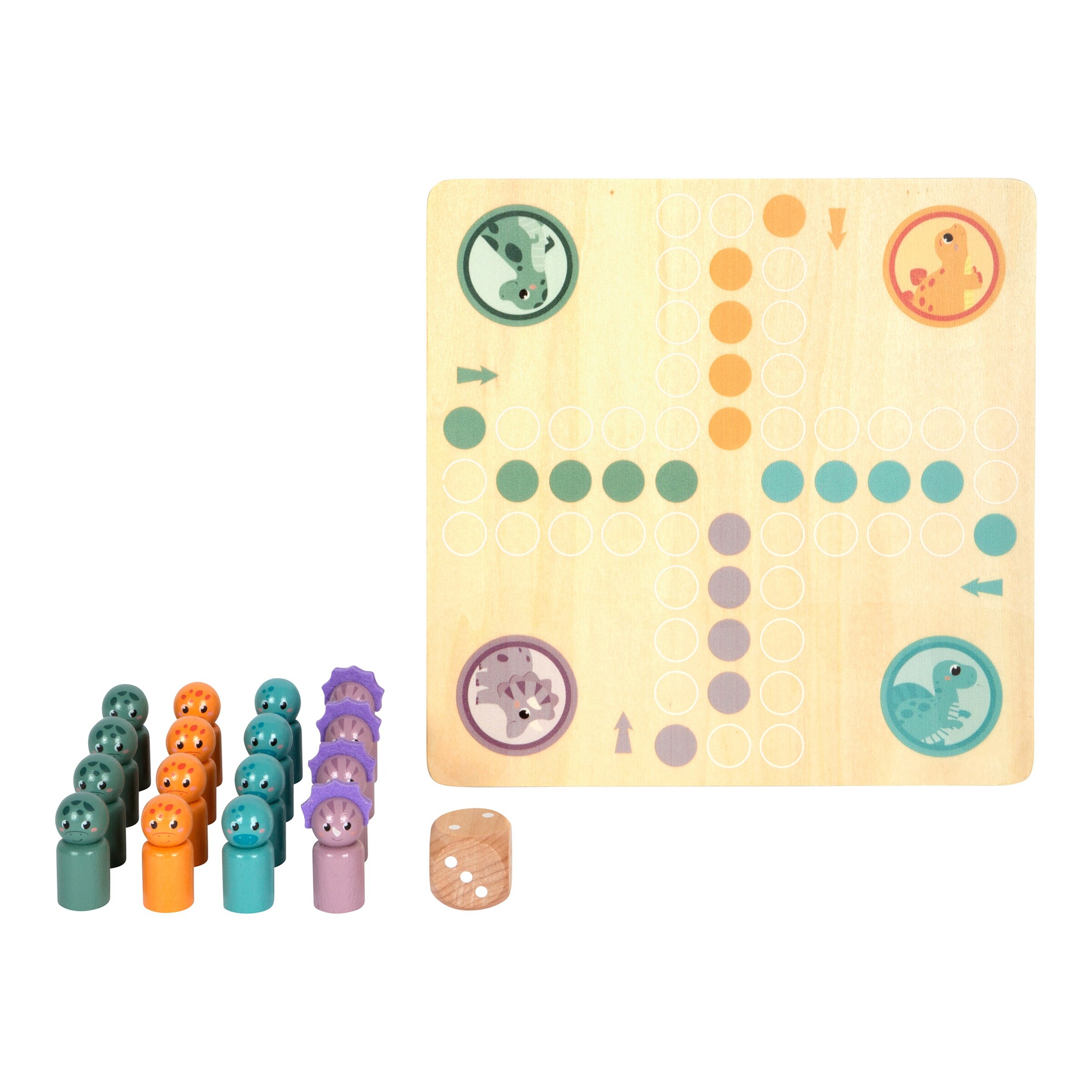 small foot Spiel Ludo Dino