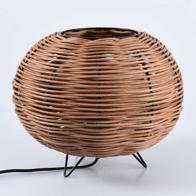 Lampe boule en rotin 'Themis'