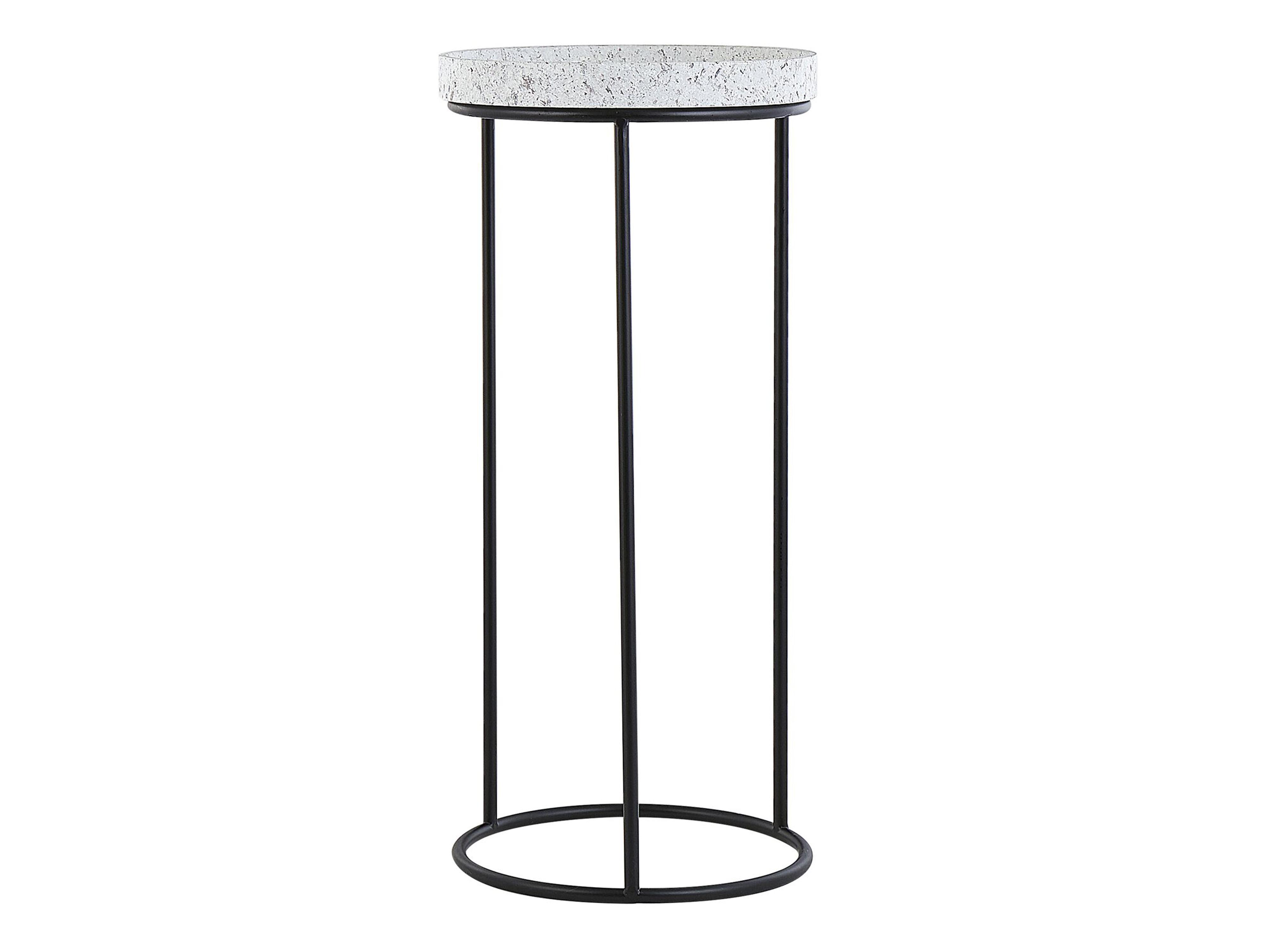Set van 3 bijzettafels TEXON Zwart