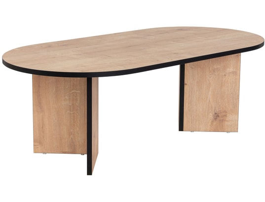 CONCEPT1 - Table basse Sable chene saphir noir 119 x 60 x h40cm