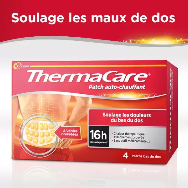 Adesivos autoaquecidos Thermacare para a região lombar (4 unidades)