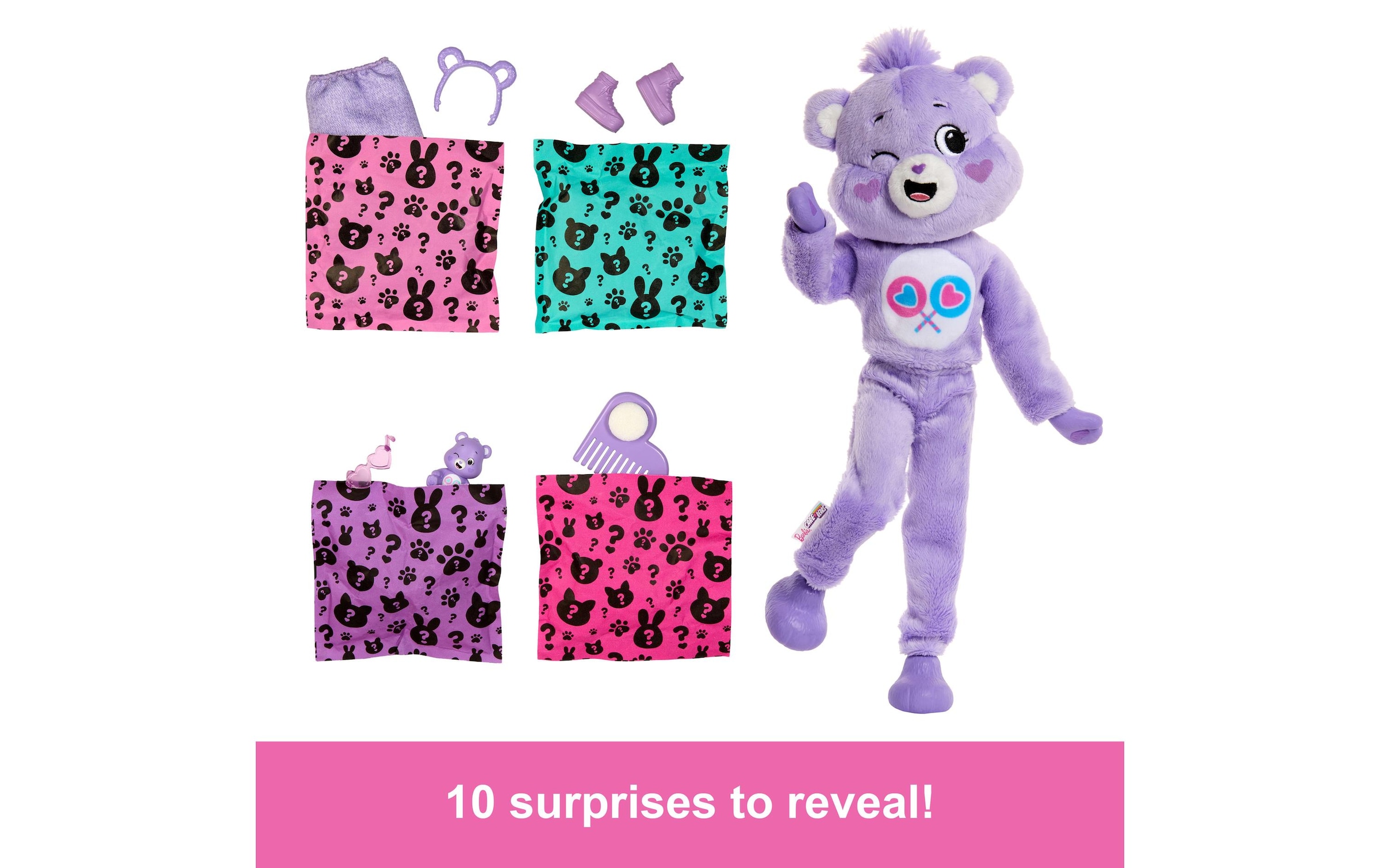 Barbie Anziehpuppe »Cutie Reveal Care Bears 1 Teile-gern-Bärchi«
