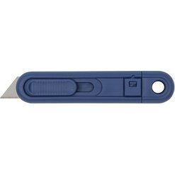 Cutter de sécurité détactable 19 mm, spécial secteur alimentaire,  MetDetec 811, bleu