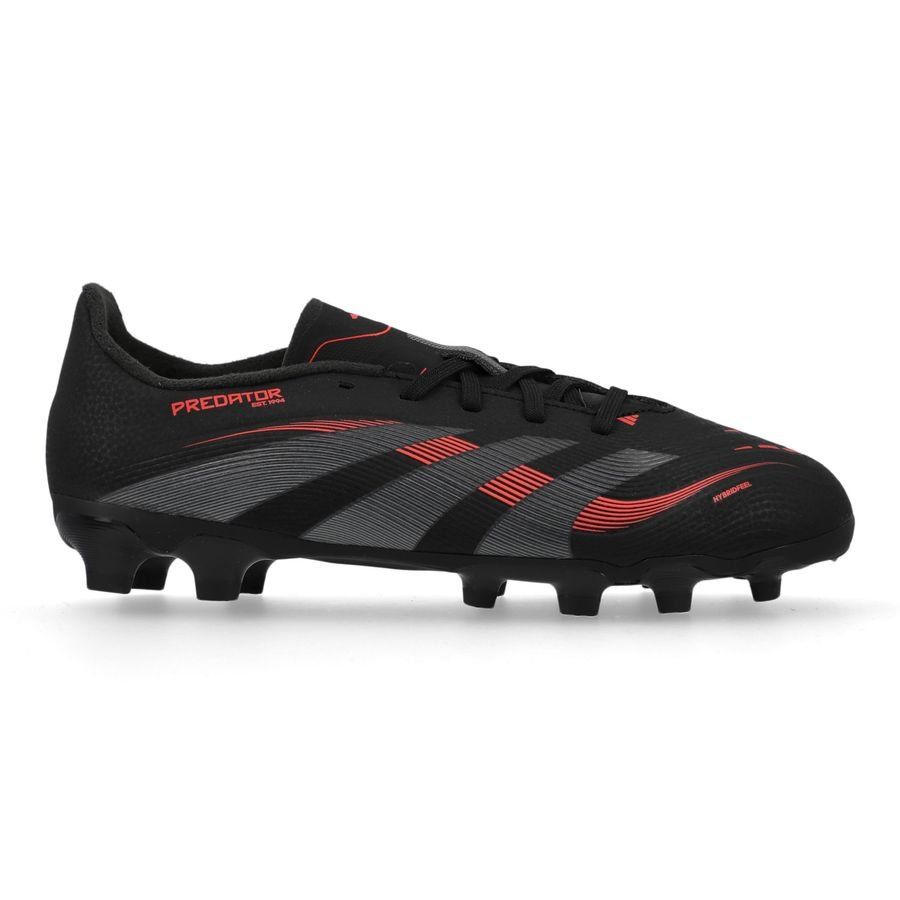 adidas Predator League MG Stealth Victory - Noir/Gris/Lucid Red Enfant