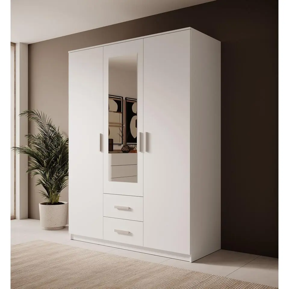 Meubella - Kledingkast Tyko - Wit - 150 cm