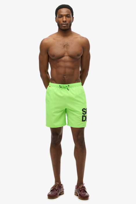 Superdry groene heren korte broek