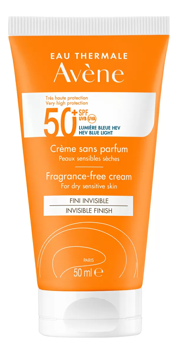 Avène Sun Cream SPF50  - 50 ml.