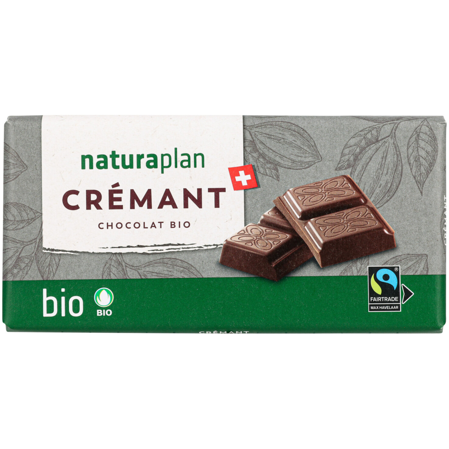 Naturaplan Bio Fairtrade Tafelschokolade Crémant dunkel