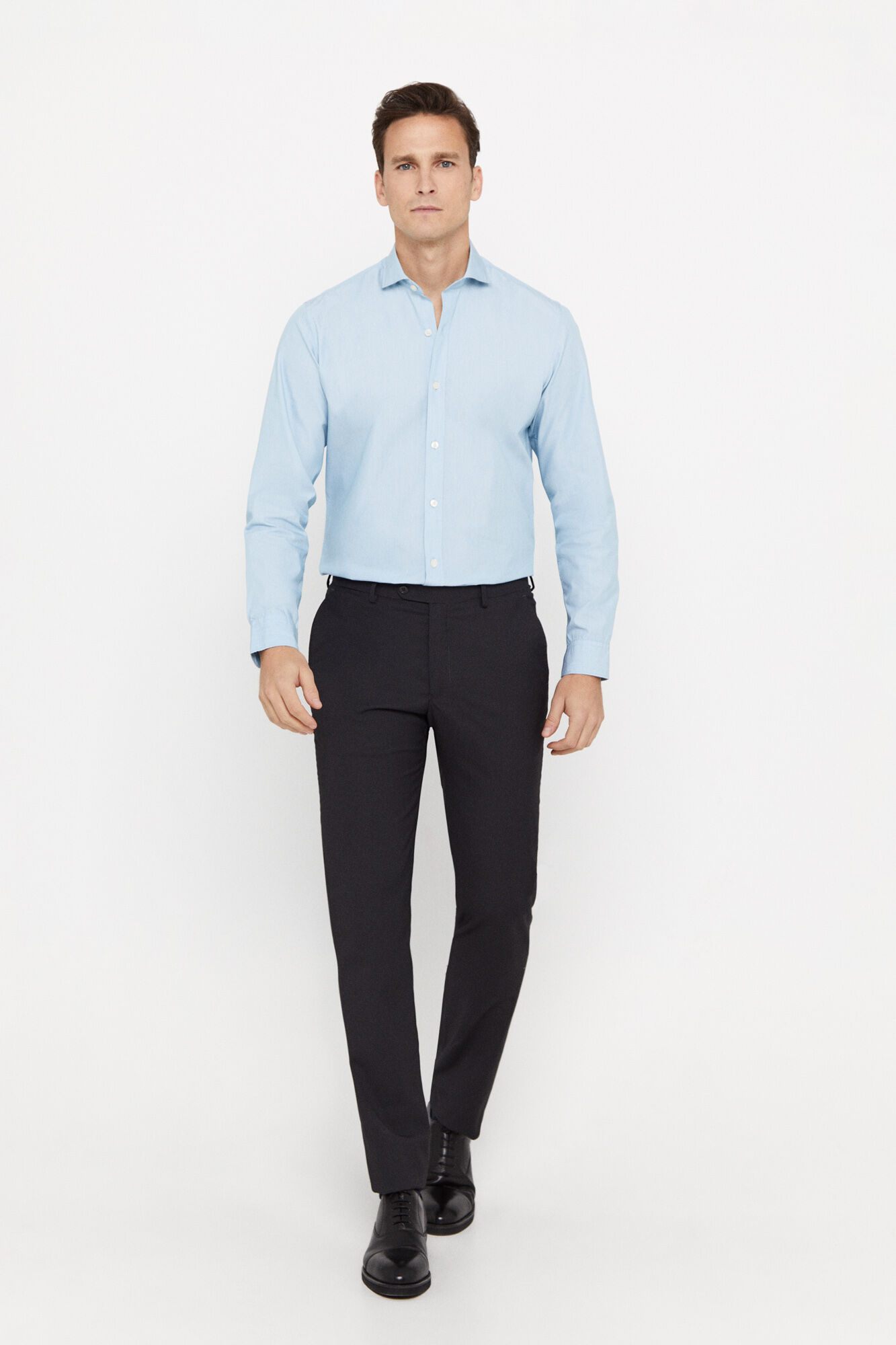 Camisa lisa coolmax slim fit - Verde