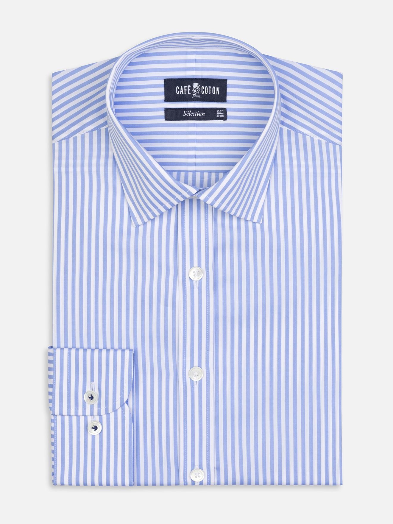 Chemise Norm à rayures ciel