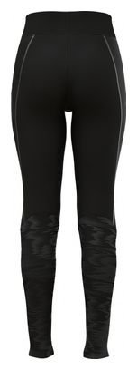 Collant Long Femme Odlo Zeroweight Warm Reflective Noir