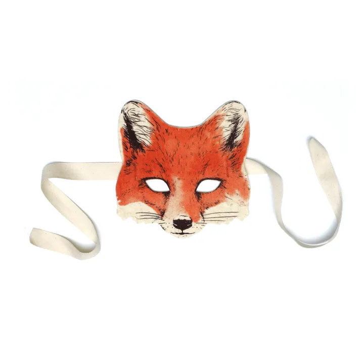 Frida's Tierchen Masque en feutre Renard | Orange