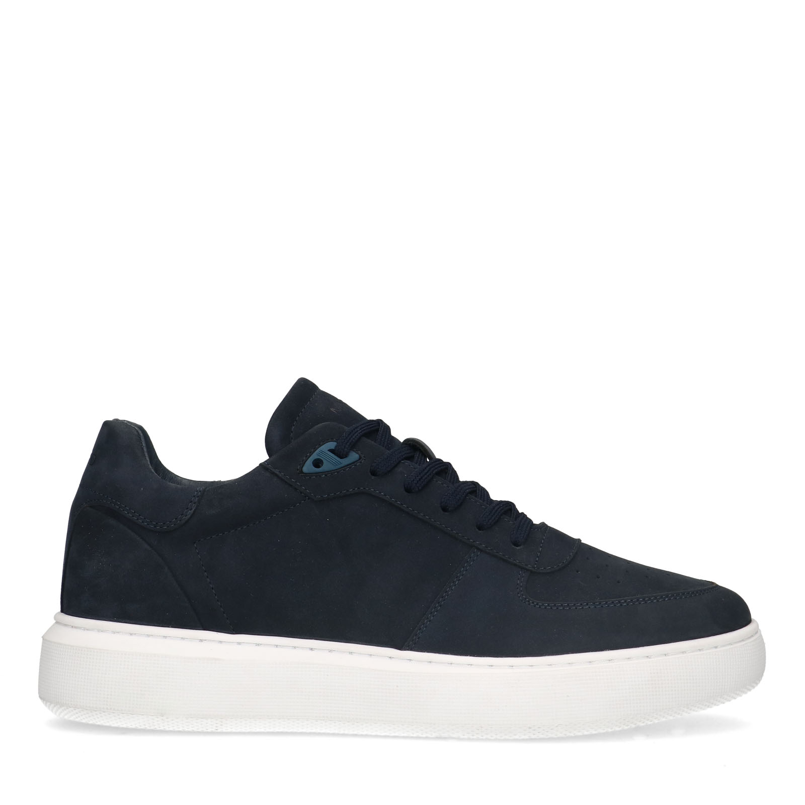Blauwe nubuck sneakers