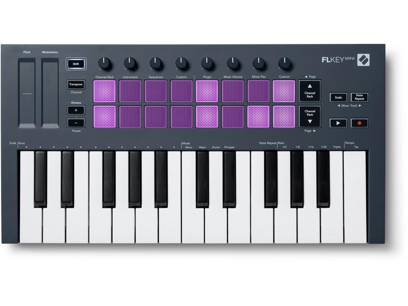 Novation Keyboard Controller FLkey Mini Das ultimative und kompakte MIDI-Controller-Keyboard für FL Studio