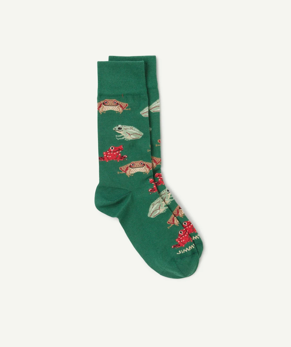 JIMMY LIONPAIRE DE CHAUSSETTES ADO AVEC IMPRIMÉ GRENOUILLE