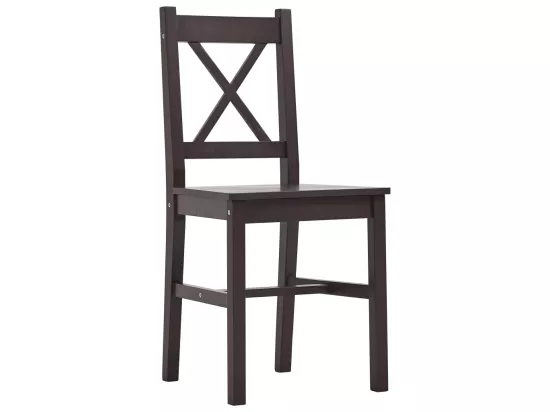 Ensemble de salle à manger 7 pcs Pinède Marron foncé