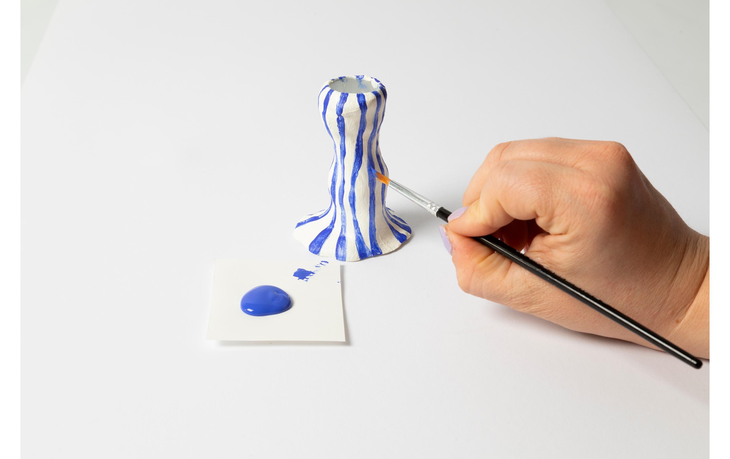 Modellier-Set Kerzenhalter UltramarinblauMini Kreativ Set