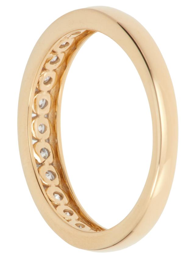 Rivière-Ring, Brillanten, Gelbgold 585
