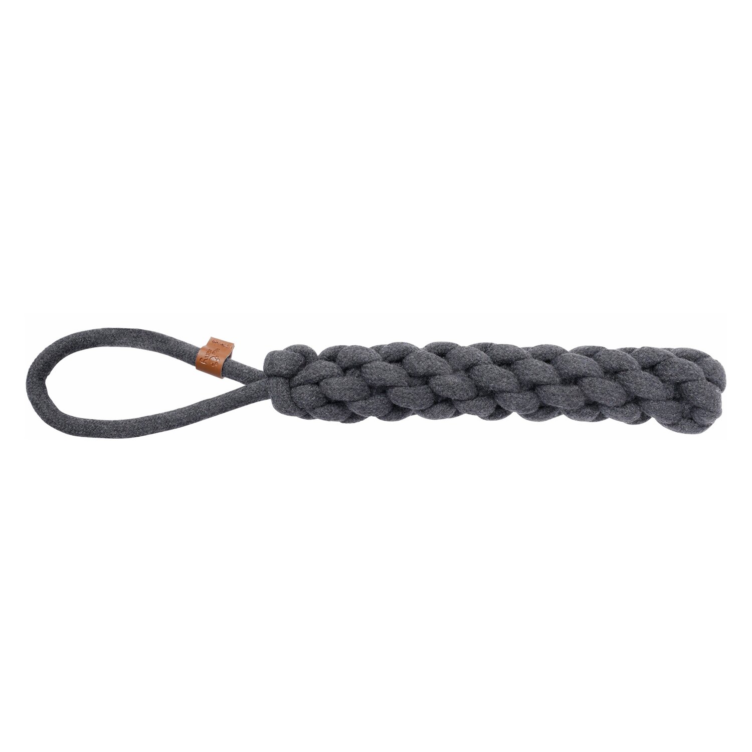 pawberry Baumwoll-Dummy geflochten  - grau