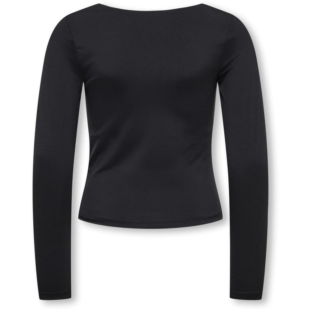 Køb kids ONLY Black Kogea L/S 2-Ways Fit Top Cs Jrs Noos