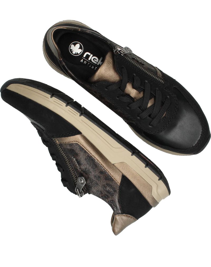 Rieker Sneakers Zwart Dames