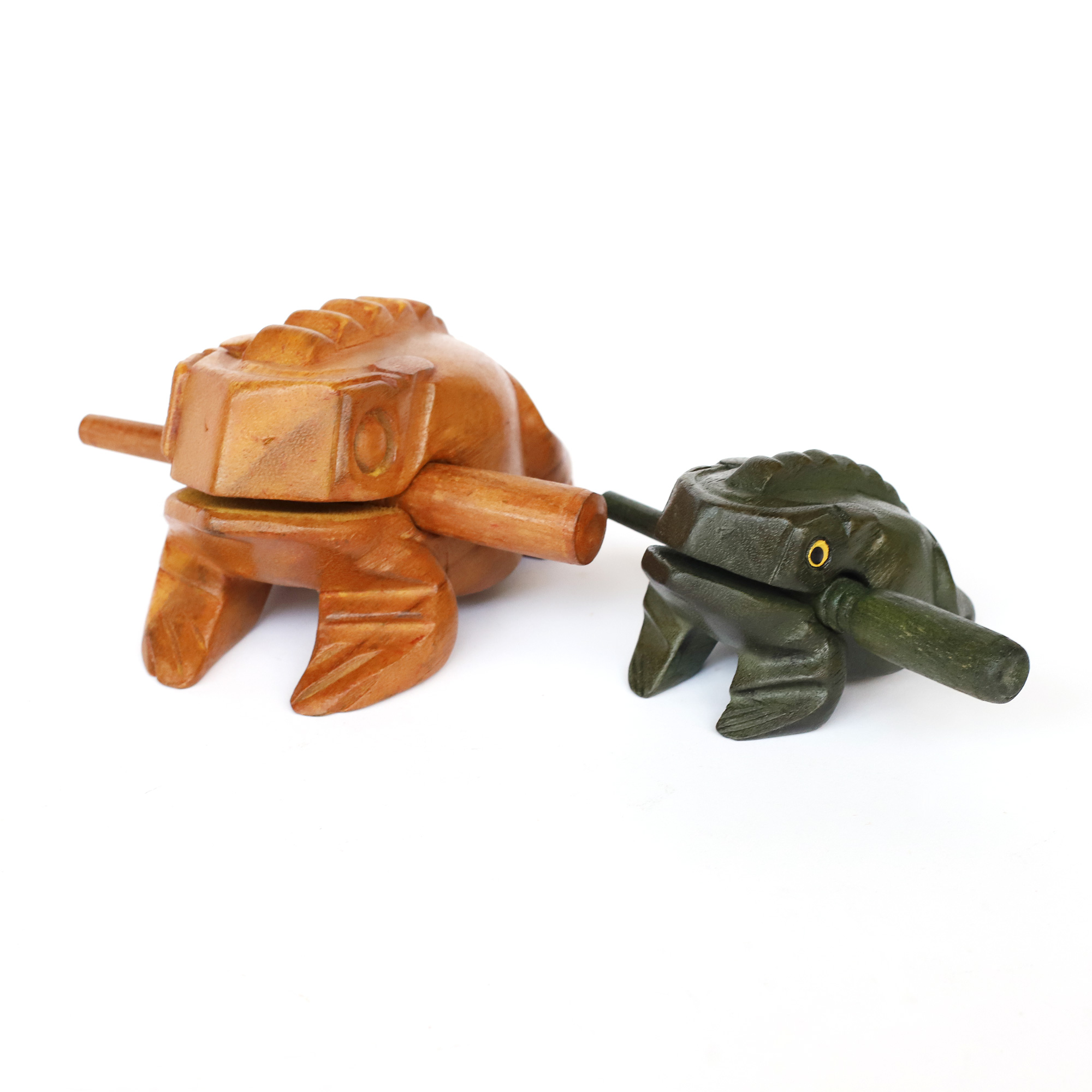 Klangfrosch aus 'Albesia'-Holz, hellbraun, T 18 cm, B 10 cm, H 10 cm günstig bestellen