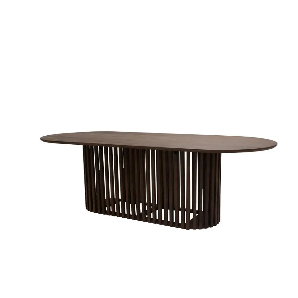 Eettafel Donkerbruin Mangohout - 250x110x76cm - Ferran