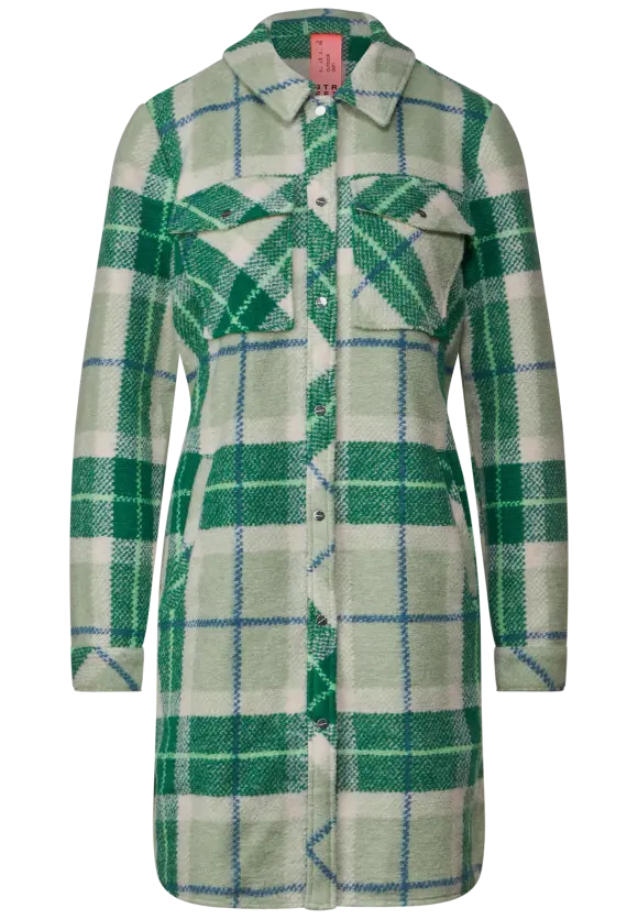 Karo Overshirtjacke - desert mint