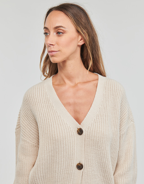 Vero Moda - VMLEA LS V-NECK CUFF CARDIGAN NOOS - Ecru