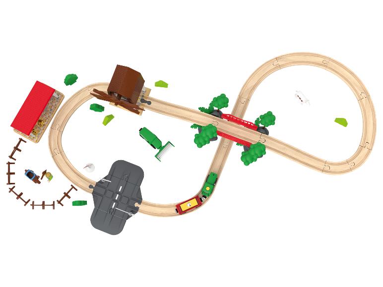 Houten treinbaanset