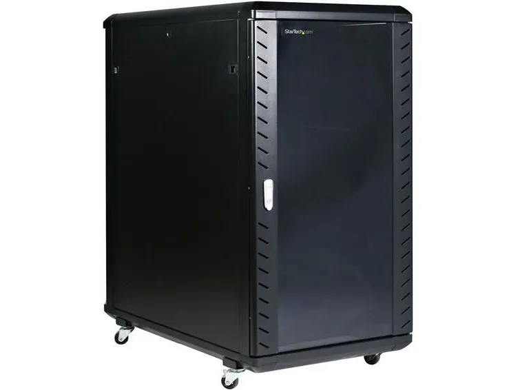 StarTech.com 22U Server Rack Cabinet with secure locking door - 4 Post Adjustable Depth (5.5