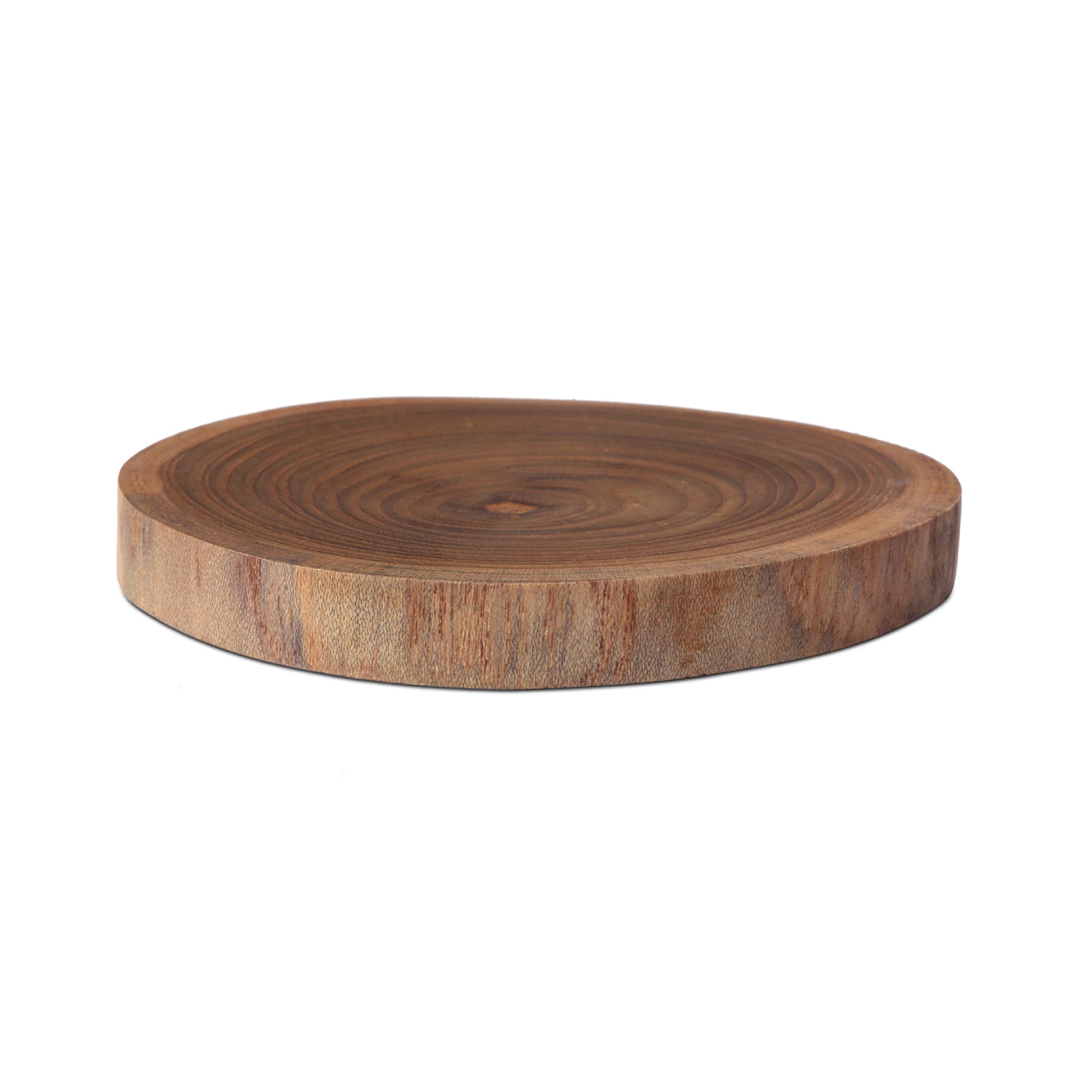 Untersetzer Teak, natur, Ø 10 cm, H 1 cm zu 3,80
