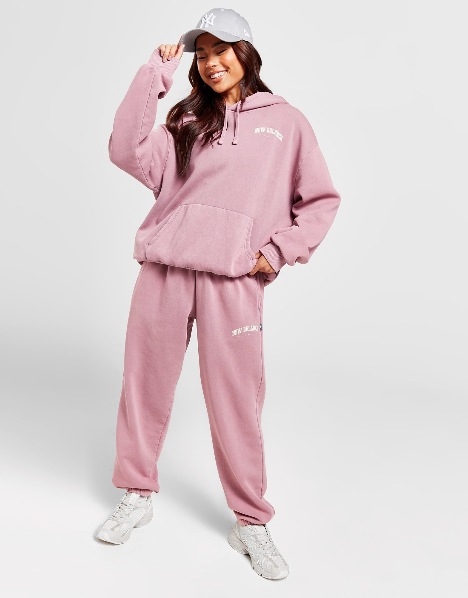 New Balance Pantalon de jogging Logo Washed Femme