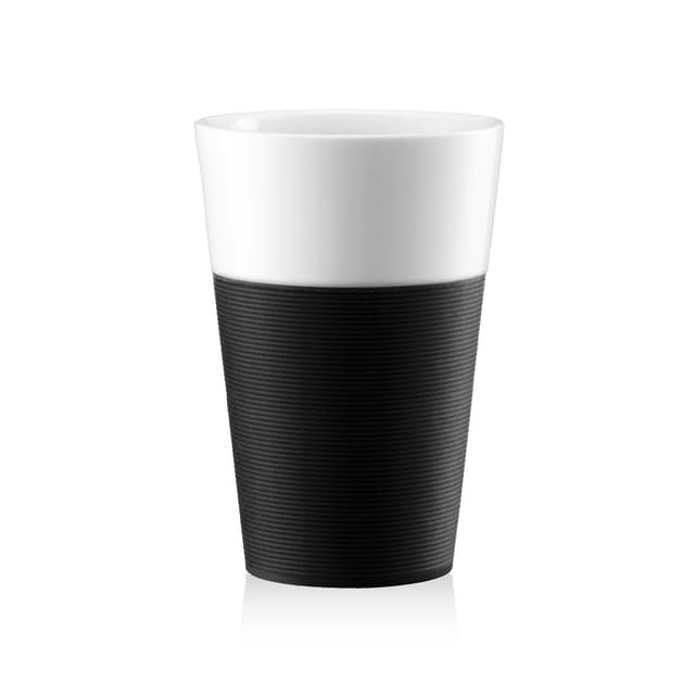 Bodum 2 stk. porcelænskrus med silikone BISTRO 0.6 L