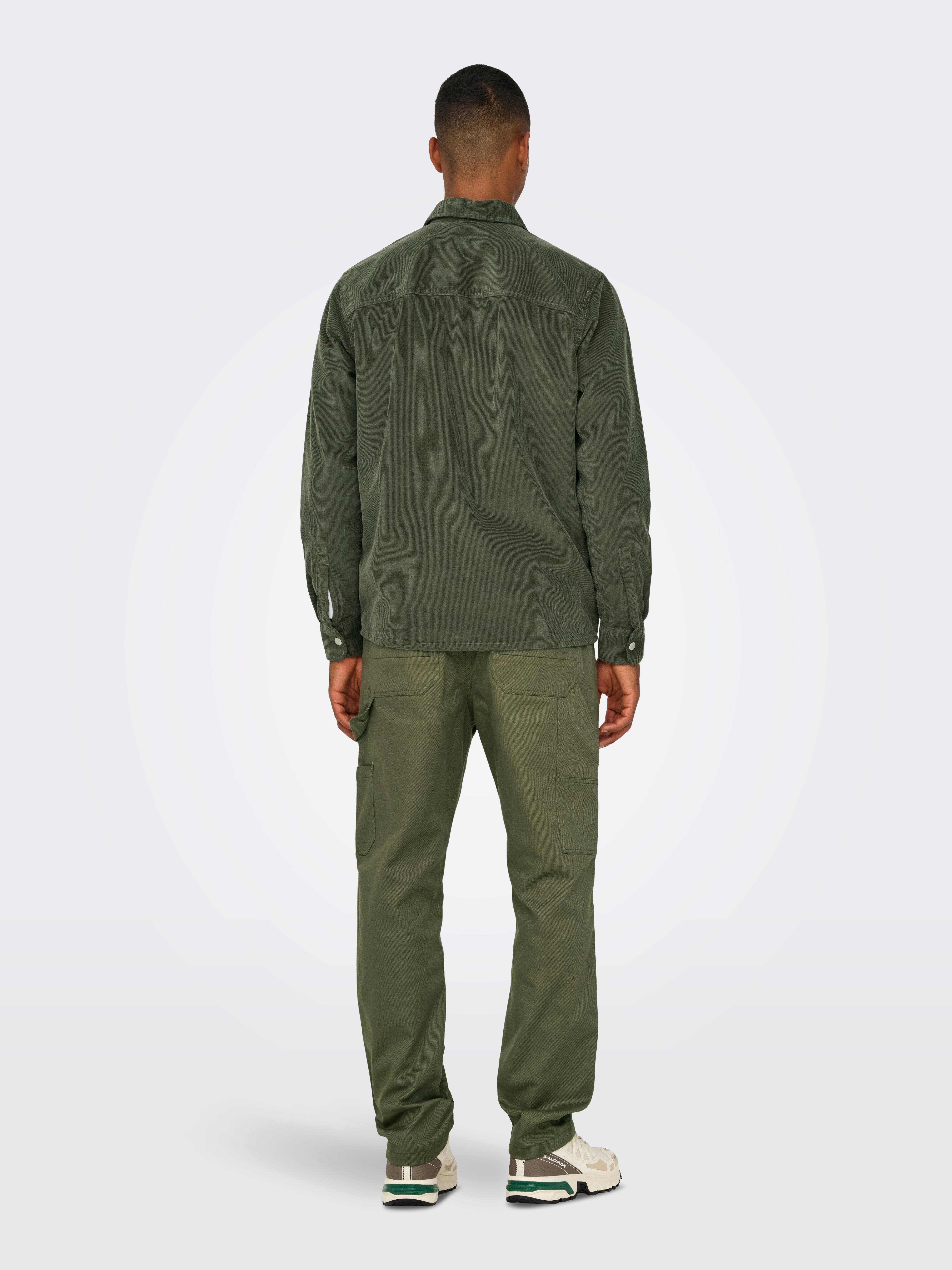 ONSEDGE Gerade geschnitten Hose Olive Night