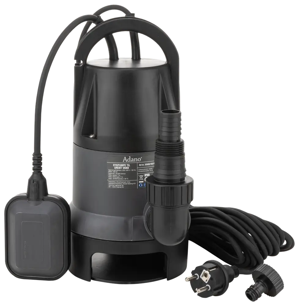 Dykpumpe 550 W 10500 l/t