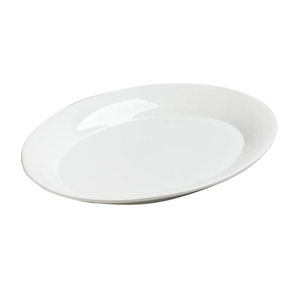 Plat ovale etna blanc 40 x 30 cm Table passion